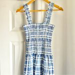 Hill House  Ellie Nap Dress in Watercolor Gingham Blue Photo 6