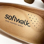 Softwalk  Taupe Leather Block Heel Mule‎ Women’s Size 9W Comfort Smooth Leather Photo 9