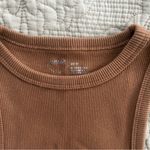 Aerie  brown ribbed cropped tank size XS Photo 1