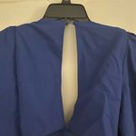 Banana Republic  Royal Blue cut out plunging neck line dress women’s size 2 Photo 4
