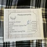 Como vintage  Tunic Top Black White Button Down Baby Doll Long Sleeve SZ L #2275 Photo 7