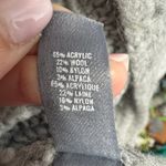 Aerie  Womens Thick Gray Open Front Cardigan Sweater Wool Alpaca Blend Size Small Photo 6