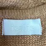 Isalis  Women's Beige Halter Neck Sleeveless Knitted Mini Bodycon Dress Size S Photo 4