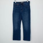 Madewell  Womens Cali Demi Boot High Rise Dark Wash Jeans Size 27 Everyday Staple Photo 1