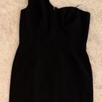Dress the Population NWOT Maddie One-Shoulder Cocktail Black Minidress sz XL Photo 0