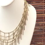 J.Crew  Fringe Five Strand Gold Tone Necklace Photo 1