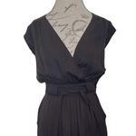 Daniel Rainn DR2 Dress Womens Short Sleeve Black Tied Pleated Evening Night Out Photo 7