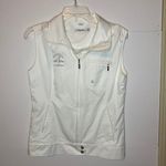 Calvin Klein  Womens White Zip Front Golf Vest XS Photo 0