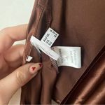 Princess Polly Devi Brown Satin Halter Crop Top 2 Photo 6