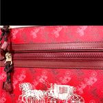Coach Large Gallery Pouch In Horse and Carriage Print Photo 3