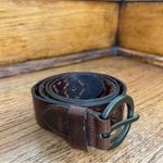 Rolf’s | Brown Genuine Leather Cut Out Belt Size L Photo 2