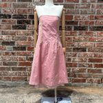 Nell Couture corset silk/polyester pink cocktail dress / 4 / Excellent condition Photo 1