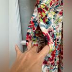 Material Girl Romper Scuba Floral Garden Print Size Large L Shabby Chic Party Photo 7