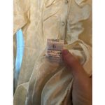 Sister Jane Bridgeton Jacquard Floral Ruffle Dress Yellow Photo 7