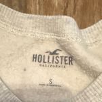 Hollister California Lake Tahoe Ski Lodge Crop Sweater White Photo 1
