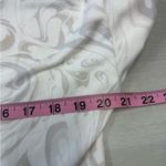 Athleta Women XS Coaster Luxe V-Neck Sweatshirt Paisley Cream Relaxed Fit Cozy Photo 5