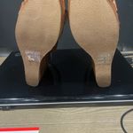 Women's Tan Leather Peep Photo 4