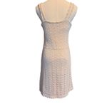 Jessica Simpson Sleeveless Cream Crochet Dress. Lined. Size Large Photo 1