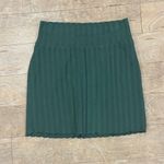 Aerie Green Ribbed Mini Skirt Photo 2