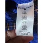 NWT Francesca's Audrey Parks Sweater Dress Shirt Combo Blue Cable Knit Medium Photo 10