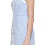 Tommy Hilfiger new Sleeveless Blue and White Button-Front Dress Photo 3