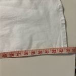 BDG Urban Outfitters Jeans Size 34 Ruched Dipped V Flare White Stretch Denim New Photo 4