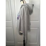 Wildfox NWT  Cropped Hoodie Merit Badges‎ Harley Pullover Raw Hem Comfy Size XL Photo 3