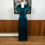 Gorgeous Vintage 90s JR Nite Iridescent Teal Mother of the Bride Gown! Size 14 Photo 2