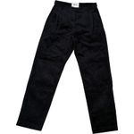 Deus Ex Machina Annie Pant Black Corduroy Pleated High Rise Size 12 NWT Punk Photo 2