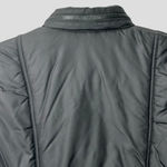 Tommy Hilfiger Moto Quilted Black Puffer Jacket Women's M Zip Front Tuck in Hood Photo 7