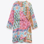 ZARA PATCHWORK PRINT DRESS Photo 2