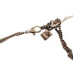 Nine West silver toned and white crystal statement necklace NWT Photo 1