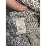 Mable Dusty Blue Floral Midi Dress M | Smocked Halter | Ruffle Hem | MSRP $90 Size M Photo 8