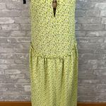 Topshop Drop Waist Floral MIDI Dress Photo 1