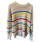 La Ligne Marin Striped Rainbow Wool Cashmere Sweater Photo 3