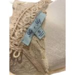 Lace Mock‎ Neck Sleeveless Dress Bohemian Chic Casual Mini Tan Photo 5