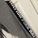 PINK - Victoria's Secret Pink Victoria’s Secret Jogger Sweatpants Women’s Size Medium Gray/Black White Photo 4