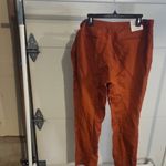 Calvin Klein  Highline Dress Pants Size 12 Linen Blend Tapered Leg Ankle Photo 3