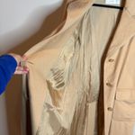 Genny Made in Italy tan cashmere duster coat Size 8 Photo 4