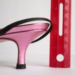 Emporio Armani Pink and black  kitten heels sz 36 Photo 13