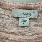 J.Jill Pure Jill Knit Tunic Top Layering Lightweight Pink Cotton Blend Size M Photo 3