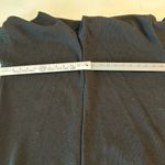 None Black Long Open Cardigan O/S mid-calf length wool blend Photo 4