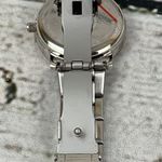 Bulova TFX by Silver-Tone Stainless Steel Watch 36t117 Crystal Markers Photo 5