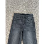 American Eagle  super stretch super hi-rise crop flare black denim jeans size 0 Photo 8