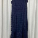 Torrid  Navy Blue Lace Mesh Tank Maxi Dress Sz.1 Photo 2