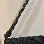 Chico's ELEGANT BLACK BEADED CLUTCH
SILK RIBBON THROUGHOUT CHAIN HANDLES Photo 4