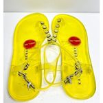 Katy Perry Sandals Womens Size 6 Yellow Jelly Shoes Smiley Face Photo 4
