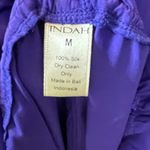 Indah  Silk‎ Strapless Jumpsuit Purple Photo 2