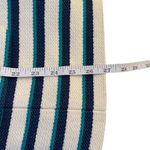 Talbots Striped Fringe Trim Jacket Blazer Plus Size 22WP NWT Ivory Jade Navy Photo 14