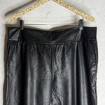 Commando black faux leather joggers Photo 3